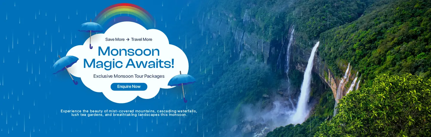 Exclusive Monsoon Tour Packages in India | Save More & Travel More