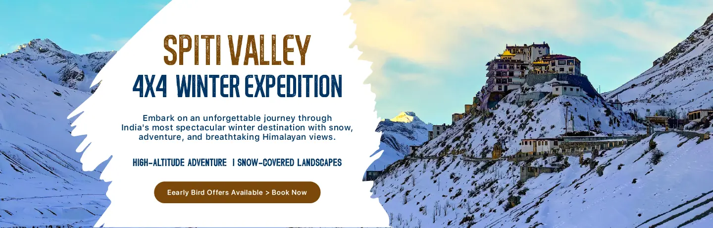 Winter Spiti Valley 4X4 Expedition Tour Packages