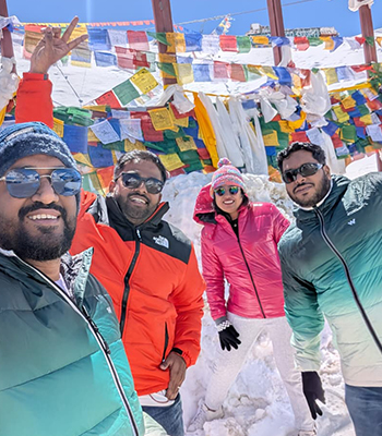 Happy client Leh Ladakh